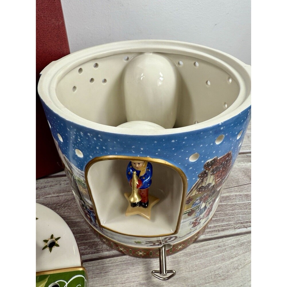 SOLD***Villeroy & Boch Christmas Toys Musical "Joy To The World" Candle Light - Picture 10 of 16